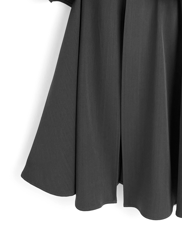 フリルリボンスリットスカート