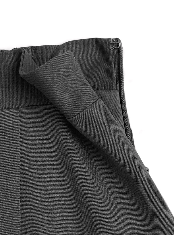 フリルリボンスリットスカート