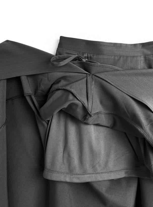 フリルリボンスリットスカート