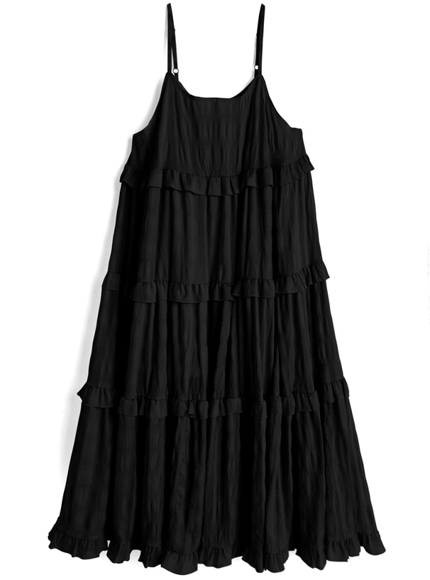 ティアードフリルキャミソールワンピース