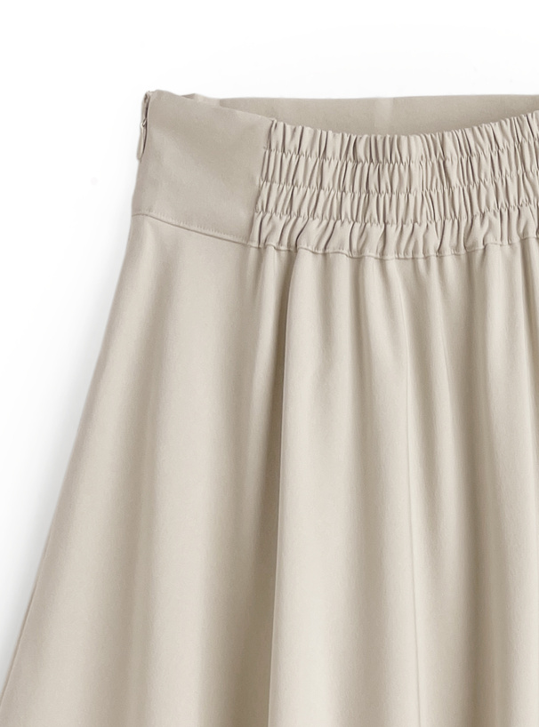 ハイウエストフレアロングスカート