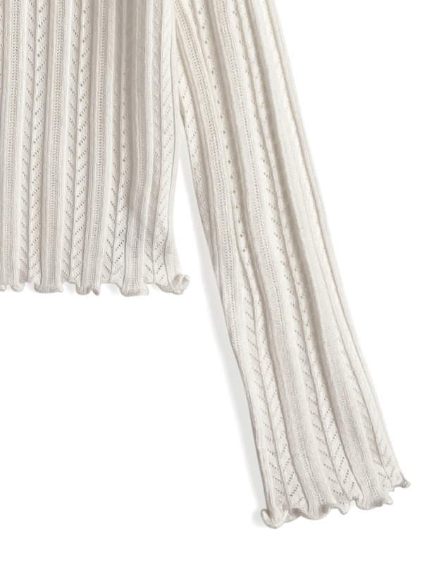 メロウフリルハイネックトップス[yz674] | レディースファッション通販