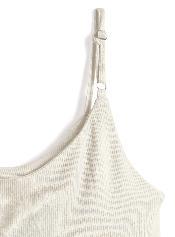 チュールドッキングドレープキャミソール