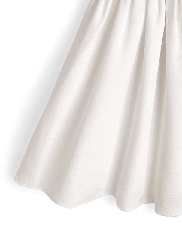 ショルダーリボンシャーリングキャミソールトップス