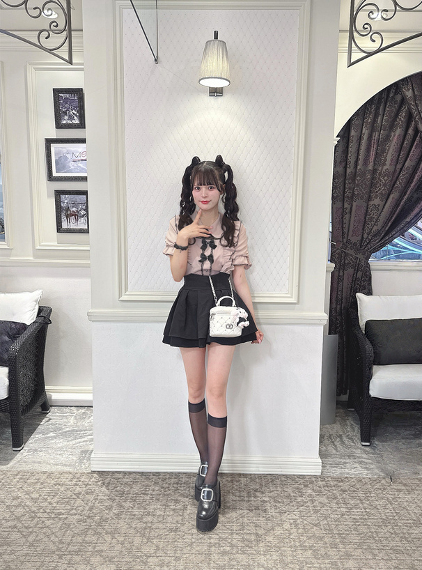 レースメロウフリルリボンブラウス