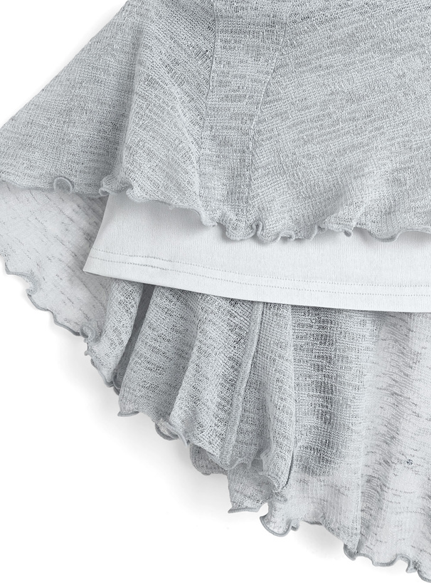 ボレロ×キャミフレアミニワンピースセットアップ