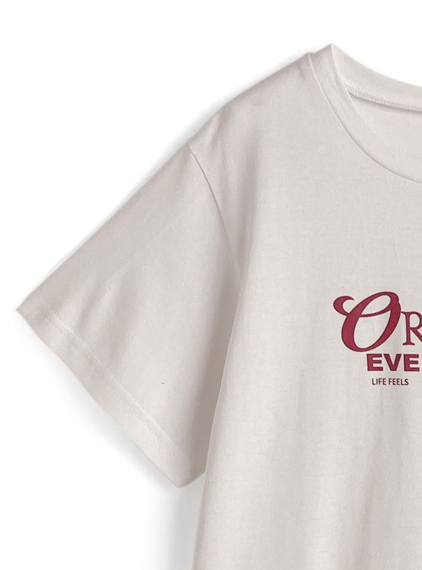 ロゴプリントTシャツ
