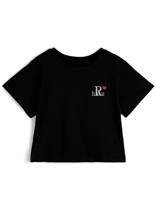 ドットロゴプリントTシャツ