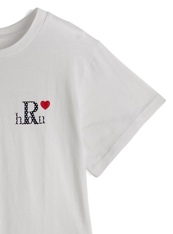 ドットロゴプリントTシャツ