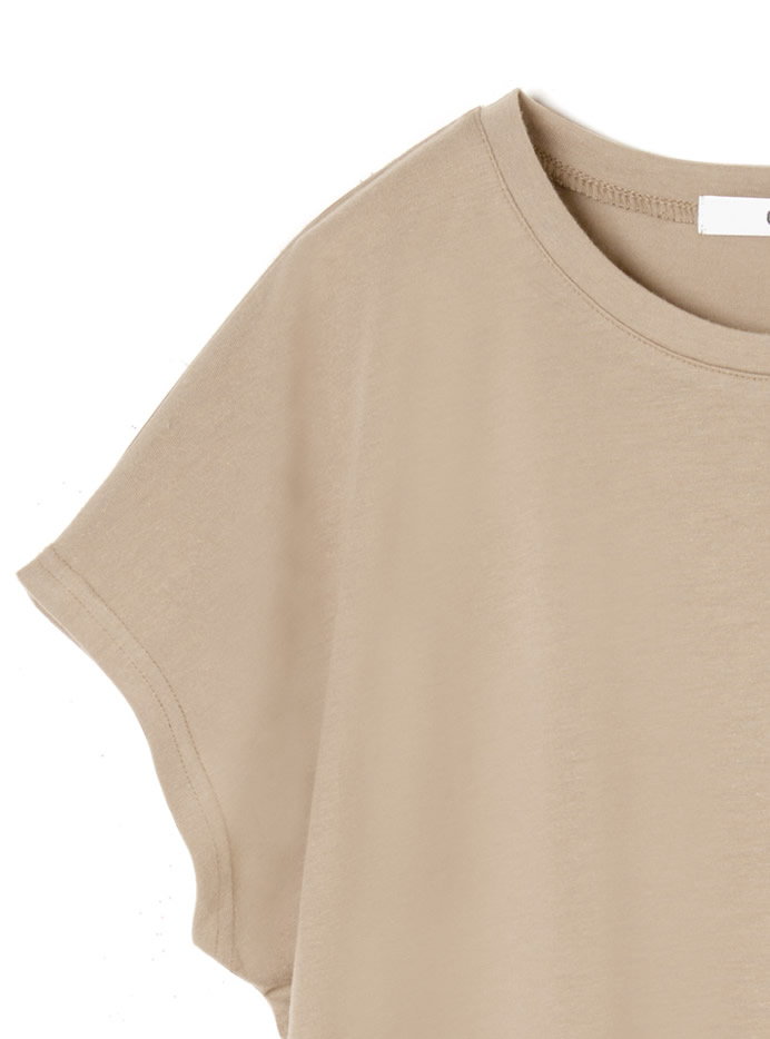 ショルダーカットフレンチスリーブTシャツ