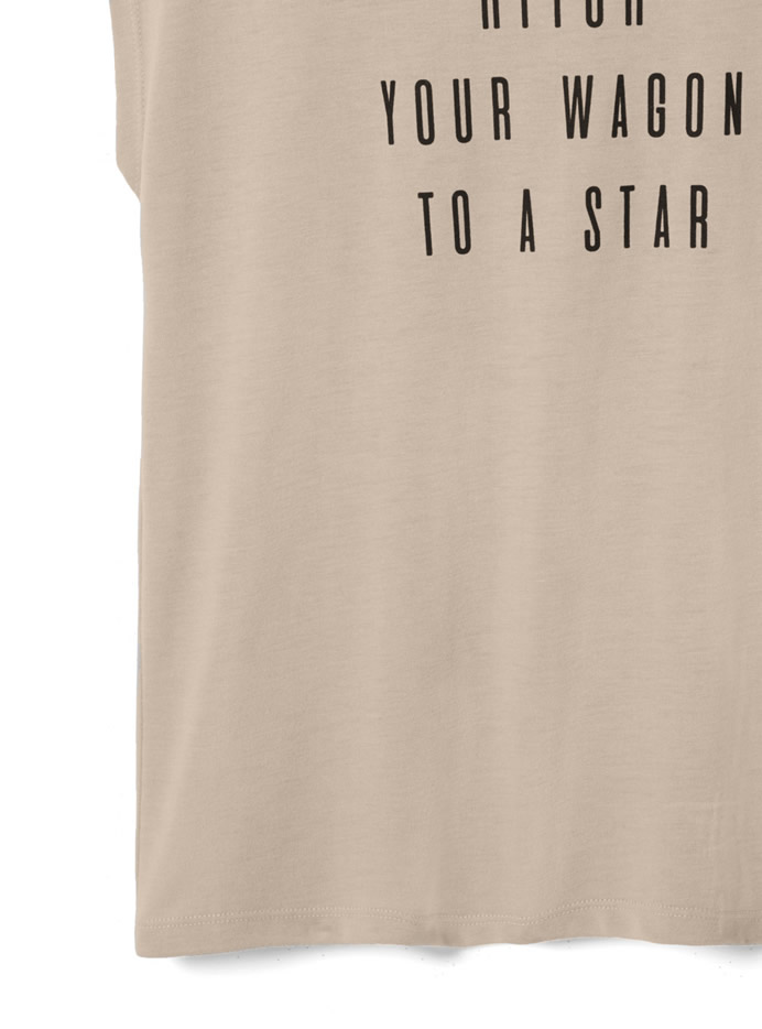 フレンチスリーブロゴTシャツ
