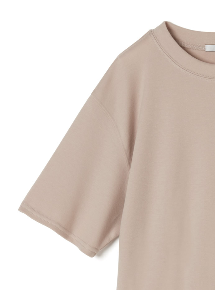 ラウンドネック5分袖Tシャツ