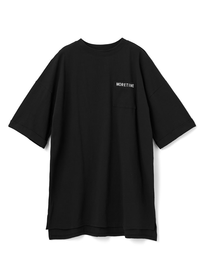 ポケット付ロゴビッグTシャツ