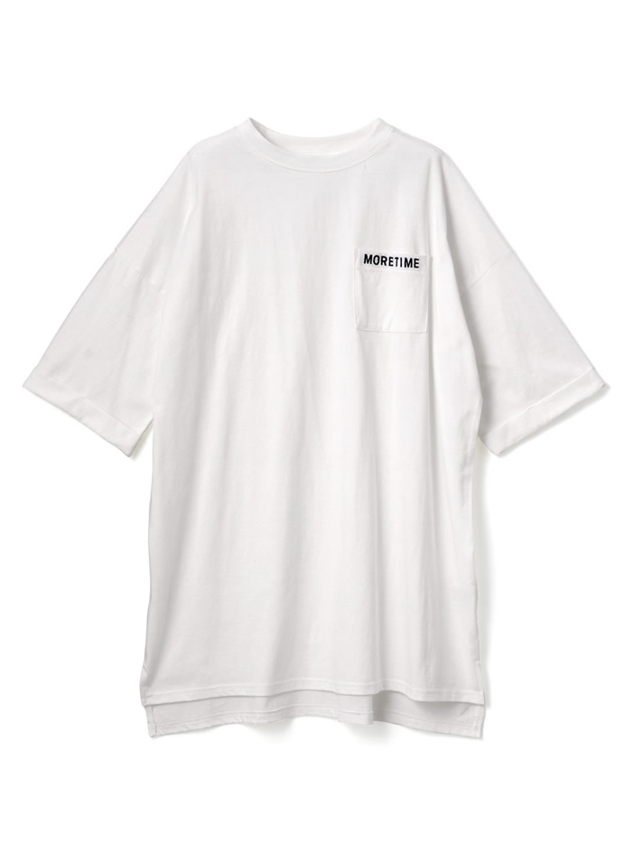 ポケット付ロゴビッグTシャツ