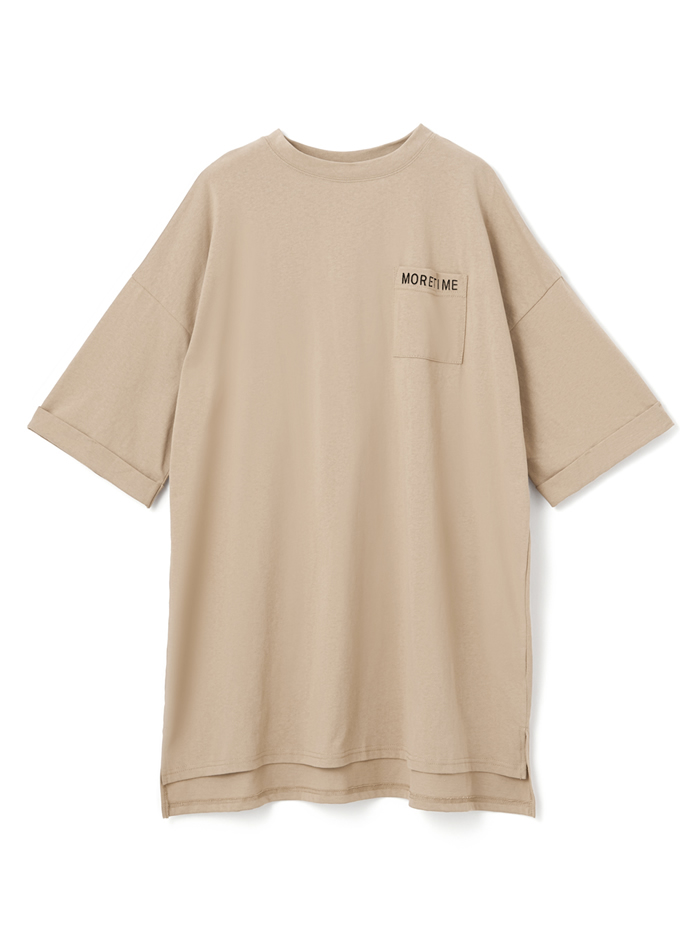 ポケット付ロゴビッグTシャツ