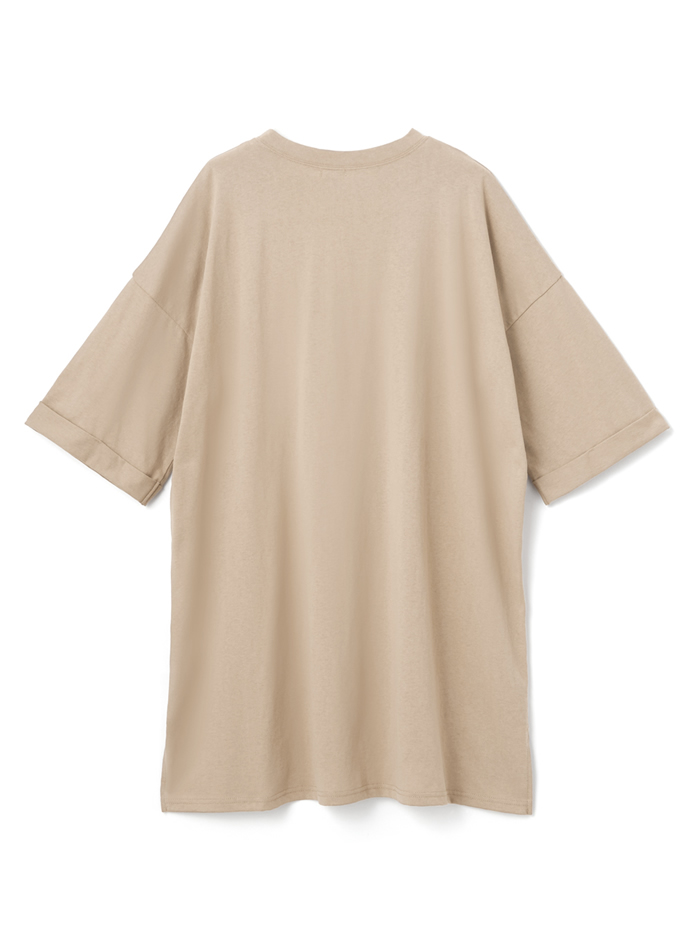 ポケット付ロゴビッグTシャツ