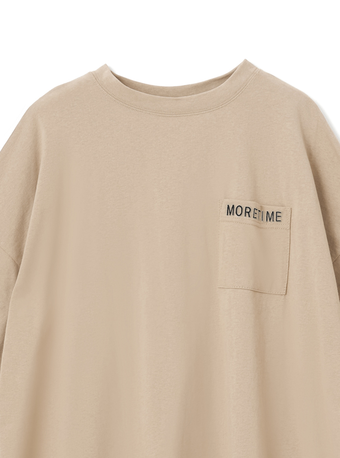 ポケット付ロゴビッグTシャツ