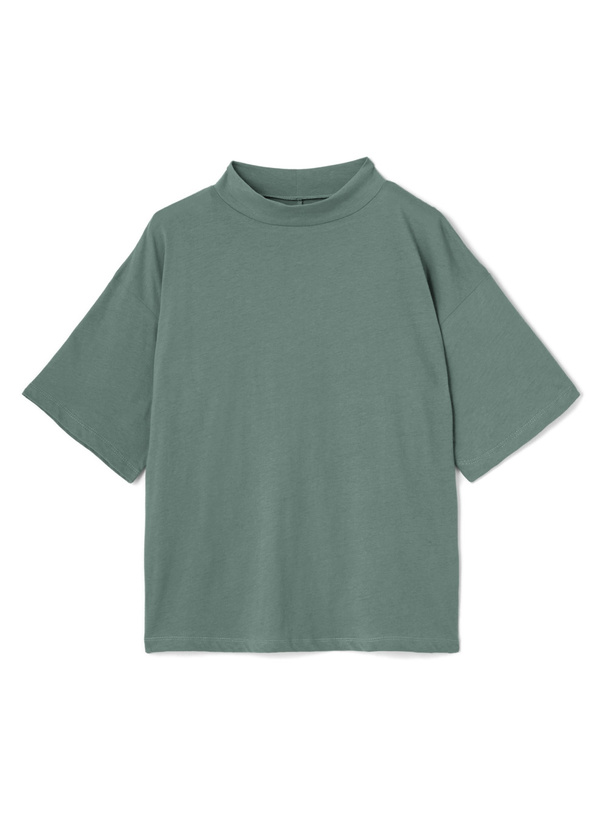 プチハイネックコットンTシャツ[ze332] | レディースファッション通販