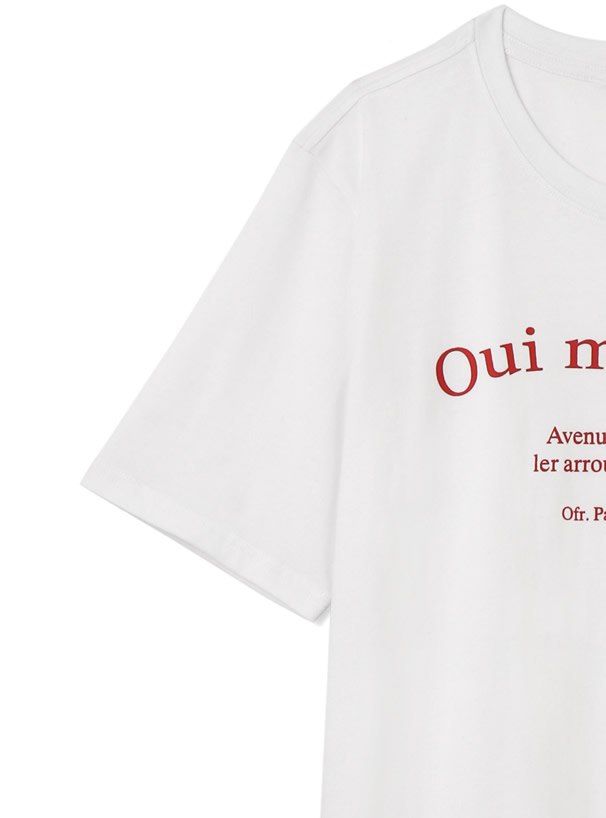 オーバーサイズロゴTシャツ
