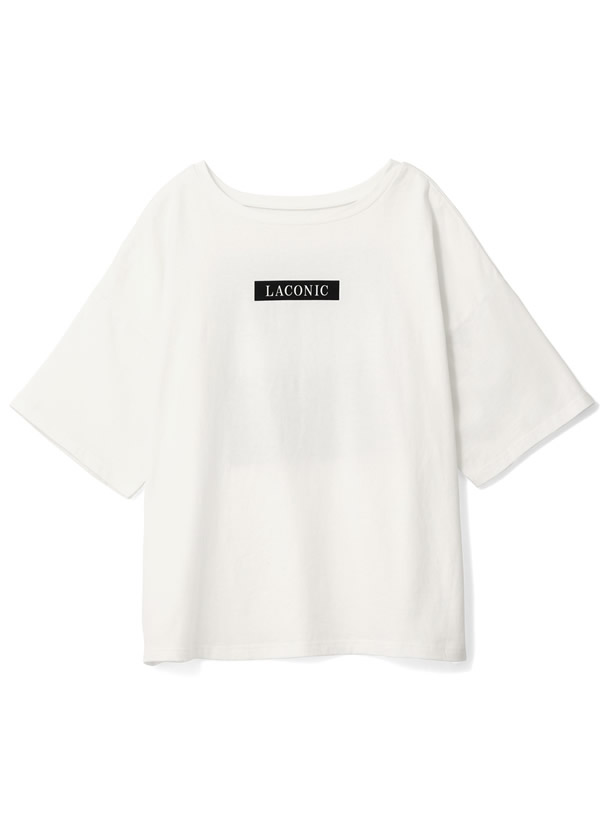 瑛茉ジャスミン ボックスロゴバックフォトプリントTシャツ