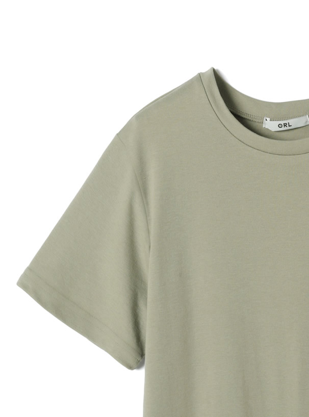 胸ポケットバックロゴTシャツ