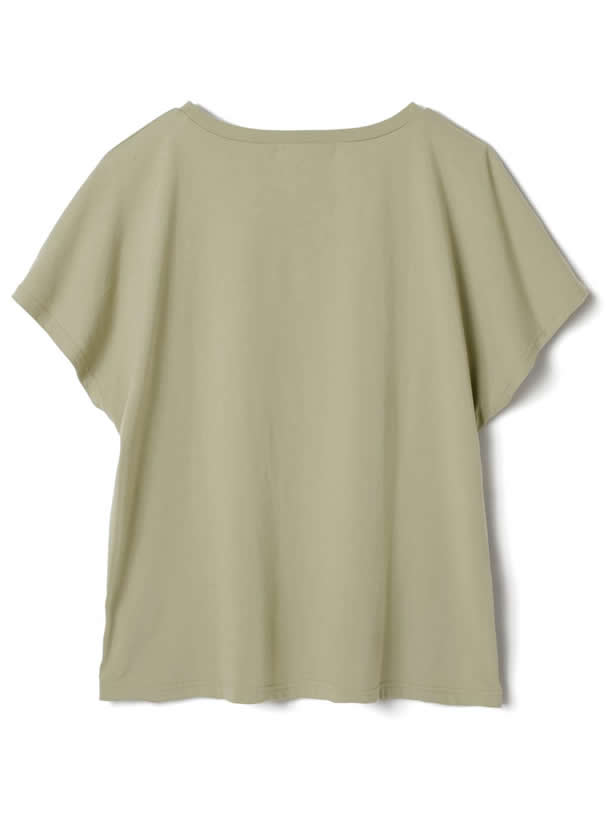 フレンチスリーブロゴTシャツ
