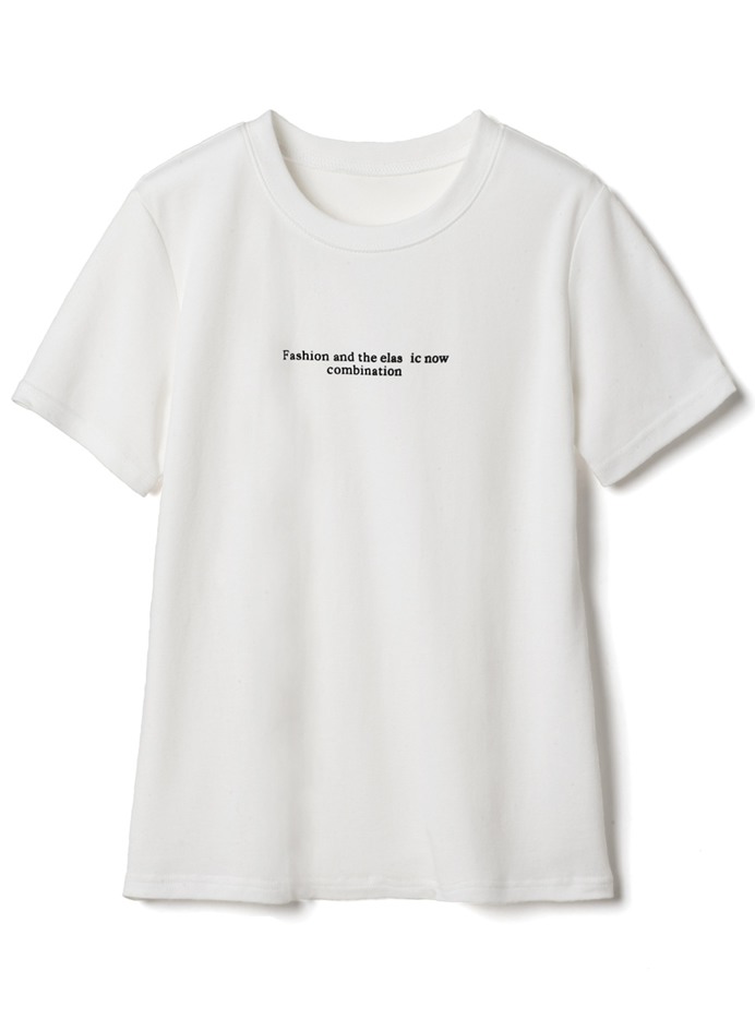 フロントロゴプリントTシャツ