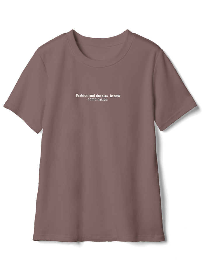 フロントロゴプリントTシャツ