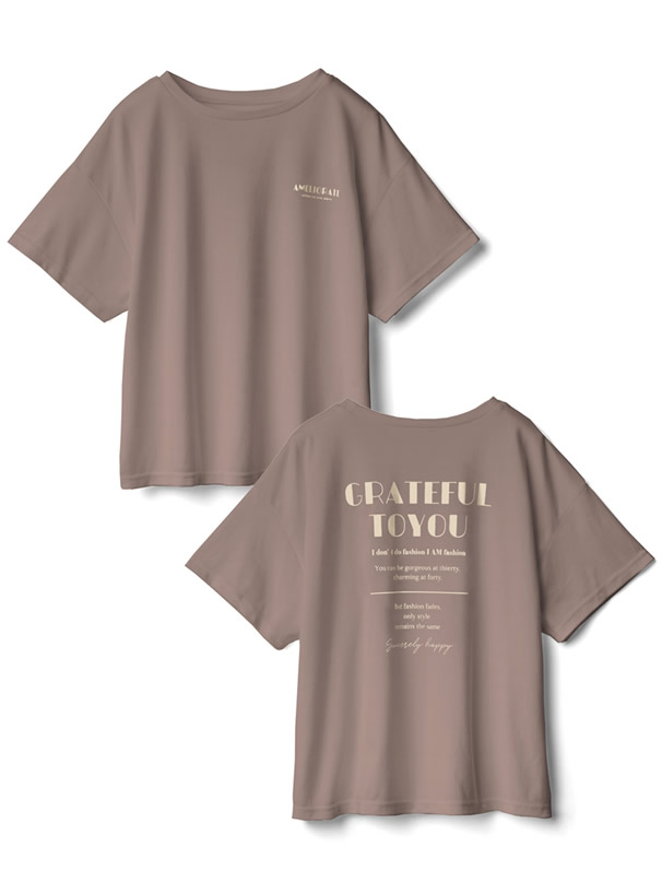 ロゴプリントTシャツ