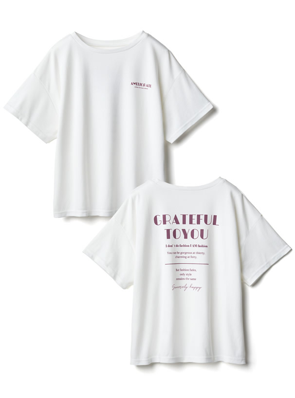 ロゴプリントTシャツ