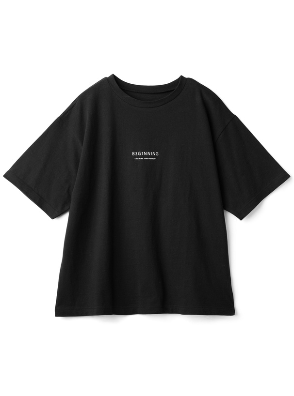 ロゴプリントビッグTシャツ[ze462a]