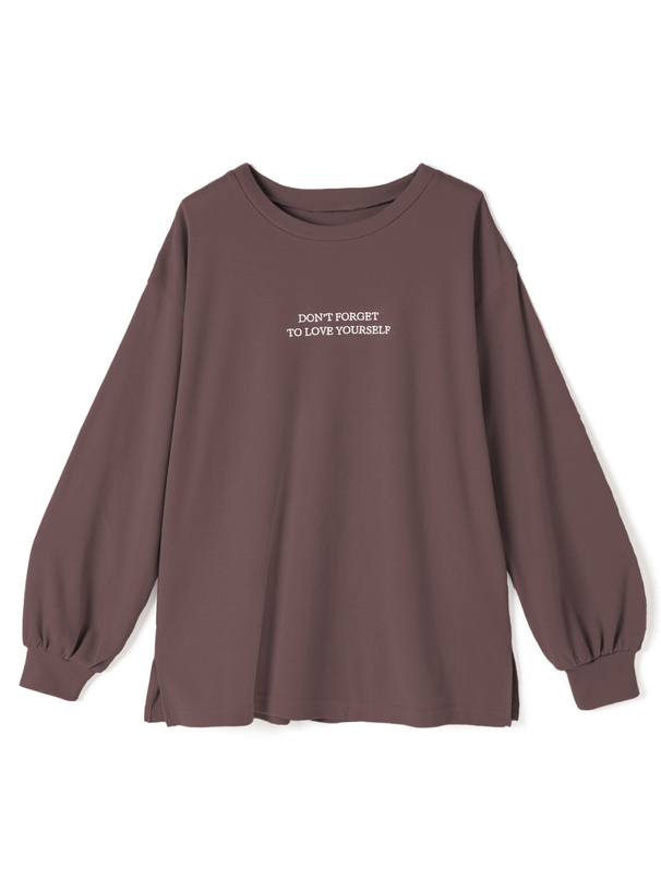 フロント刺繍ロゴロンT