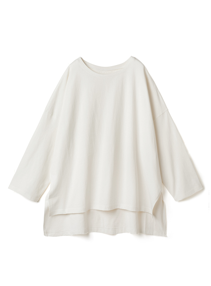 BIGシルエットサイドスリットロンT
