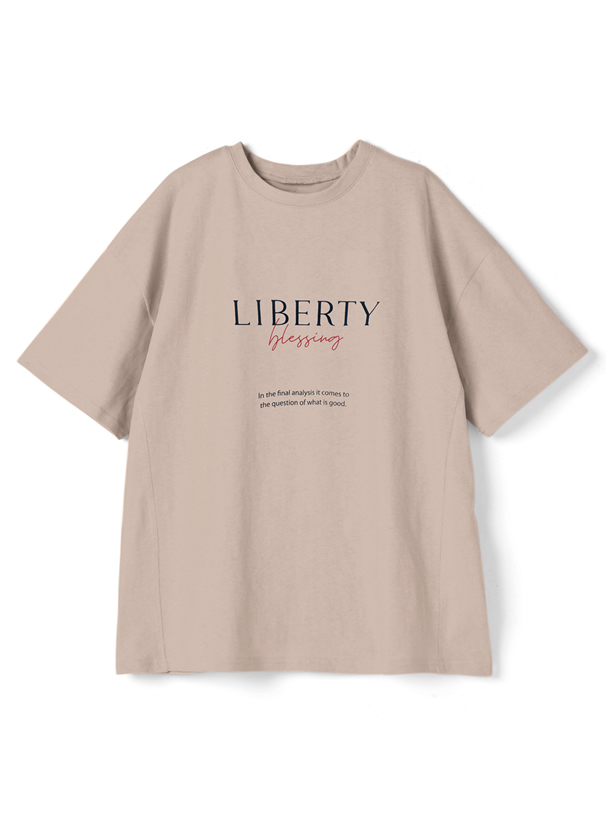 ロゴプリントTシャツ