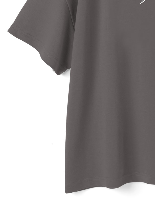 バックイラストロゴプリントTシャツ