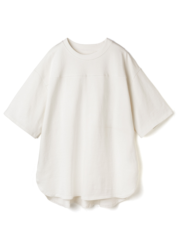 ラウンドヘムTシャツ