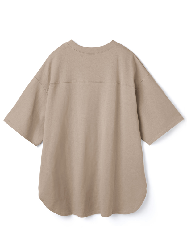 ラウンドヘムTシャツ
