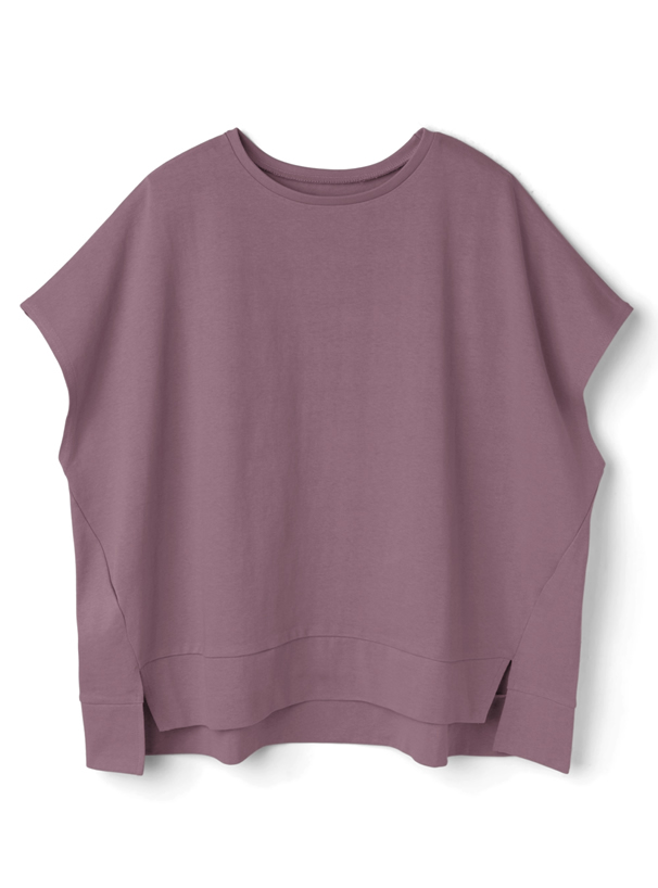 コットンフレンチスリーブワイドTシャツ