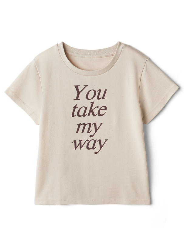 ロゴプリントTシャツ