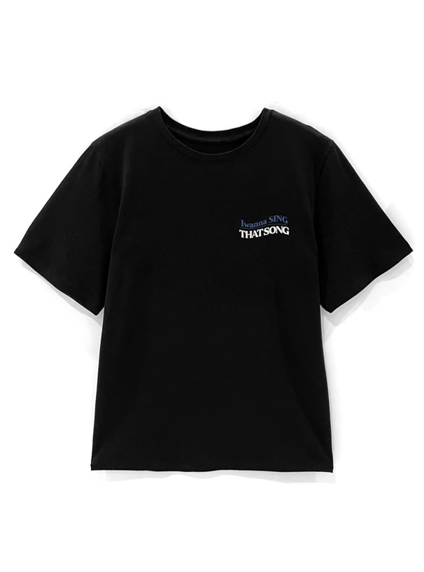 ウェーブロゴプリントTシャツ
