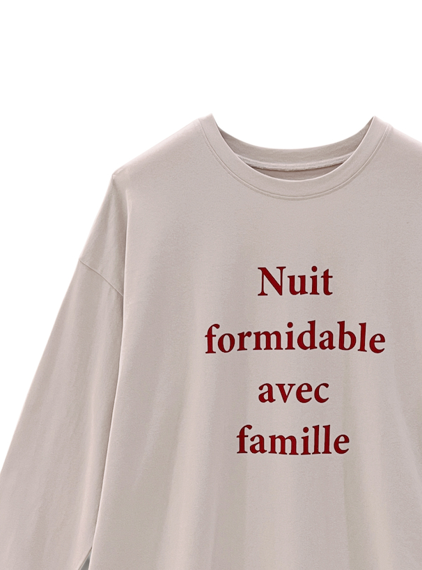 ロゴプリントサイドスリットロングtシャツ Ze730 レディースファッション通販のグレイル Grl 公式