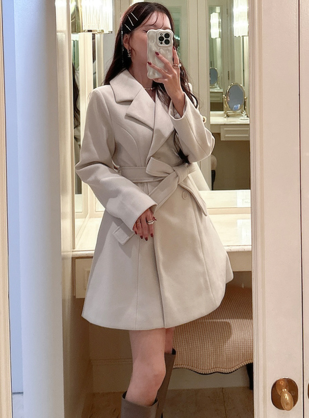 【MaxMara STUDIO 】ミドル丈コート着丈97cm