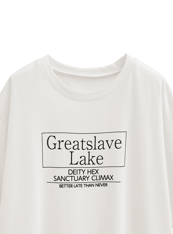 ボックスロゴTシャツ