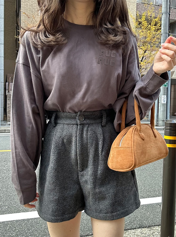 ロゴワッペンショート丈ロンT