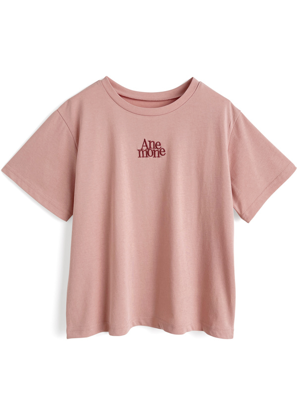 刺繍ロゴTシャツ