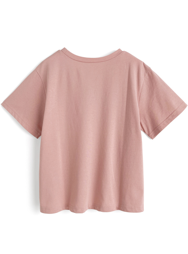 刺繍ロゴTシャツ