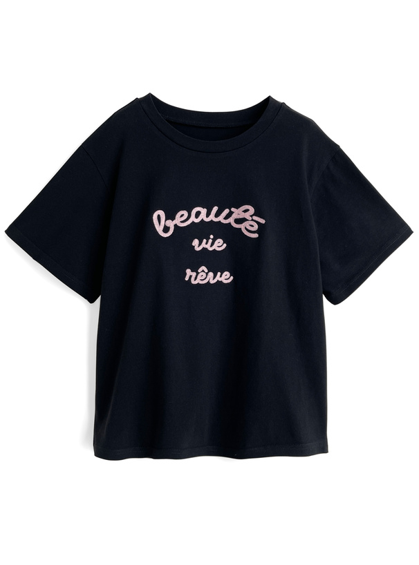 チェーンステッチロゴTシャツ[ze906] | レディースファッション