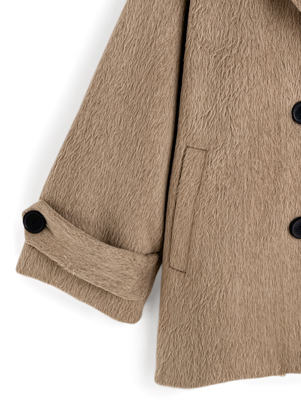 シャギーコクーンコート[ze914] | レディースファッション通販の