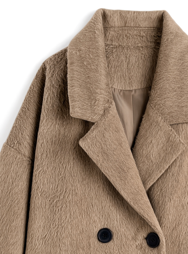 シャギーコクーンコート[ze914] | レディースファッション通販の