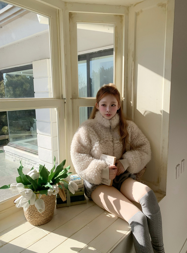 2Way襟プードルファーブルゾン[ze921] | レディースファッション通販の